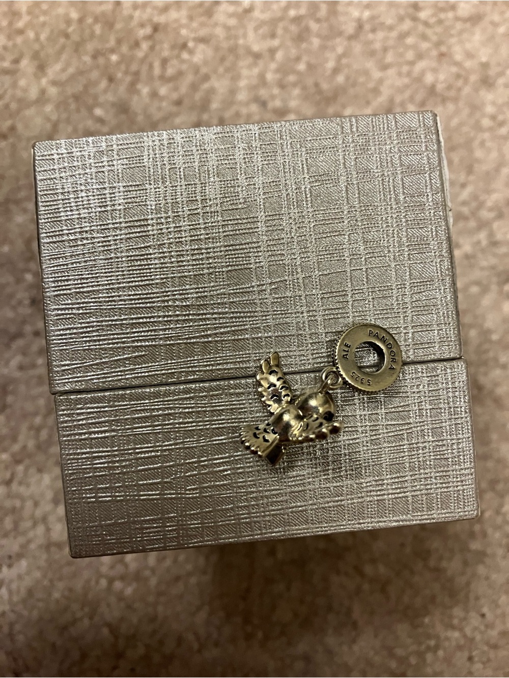 Pandora x Harry Potter Hedwig Owl Charm Carrying Hogwarts Letter - Picture 4 of 4